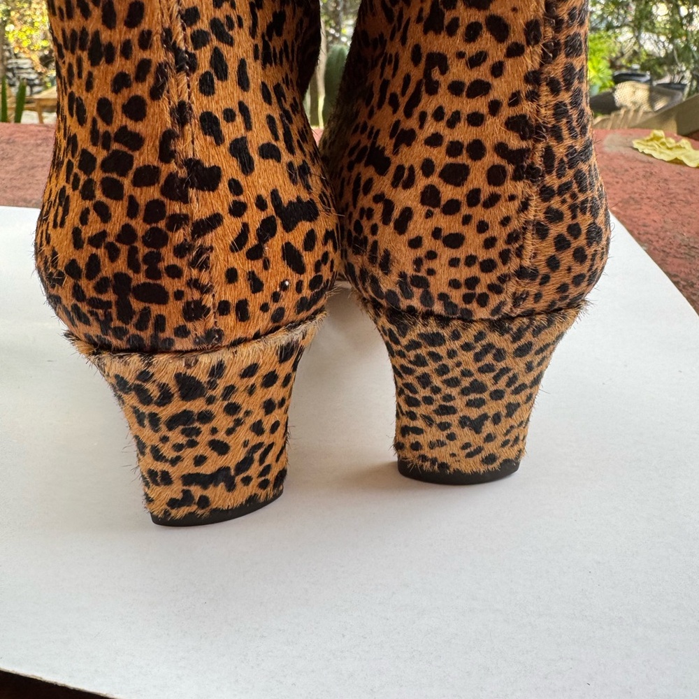 STAUD Leopard Print Wally Boots - Picture 6 of 11